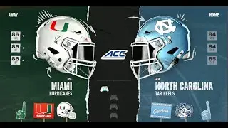 CFB REIMAGINED 2024 Season Week 3 -  #21 Miami (1-1) @ #23 North Carolina (1-0)
