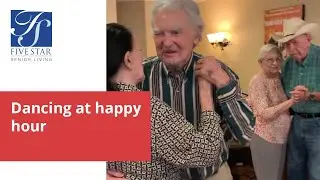 Dancing at happy hour