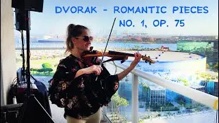 California Electric Violinist Plays Balcony Concerts for her Neighbors - Dvorak