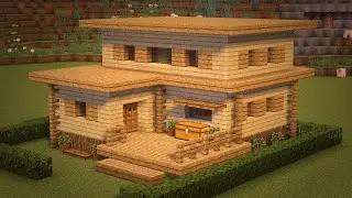СТАРТОВЫЙ ДОМ В MINECRAFT!