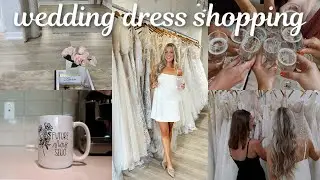 WEDDING SERIES: Trying on wedding dresses, saying yes to the dress + so much more!