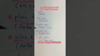FRANSIZCA ÖĞREN 