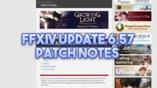 FFXIV 6.57 Patch Notes Revealed!