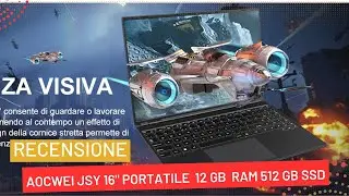 AOCWEI JSY 16" Portatile 12GB RAM 512GB SSD Recensione