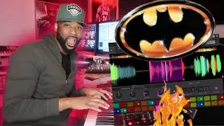 I SAMPLED THE BATMAN THEME SONG INTO A DARK DRILL BEAT USING SERATO SAMPLE !! ITS LIT!!