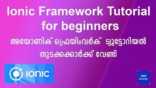 Ionic Framework Tutorial for beginners