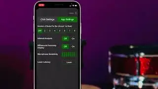Drummer ITP - App Settings and Learn-Latency Tutorial