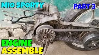 MIO SPORTY ENGINE ASSEMBLE STEP BY STEP PART 3