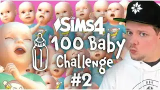 Die Sims 4 👶 100 BABY Challenge #2 🤯 🔴 Live Geburt des ersten Babys! 💚