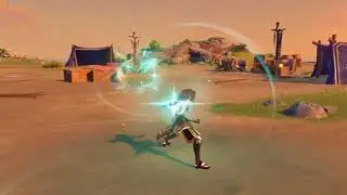 HEIZOU BURST+NORMAL ATTACK ANIMATIONS (Genshin Impact 2.8 Beta)