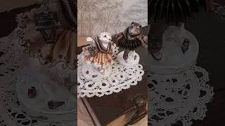 Игрушки из ваты. Медведи, ручной работы