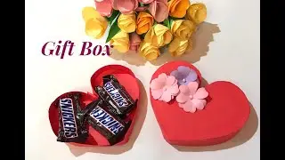 DIY HEART GIFT BOX / GIFT BOX IDEAS / CRAFT IDEAS