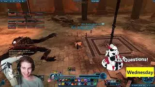 Swtorista Livestream - RAKGHOUL RAID/OPERATION! Team Disco takes strangers to fungus man 16-man