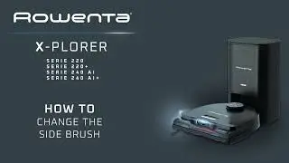 How to change the side brush? | S220 - S240 | Rowenta