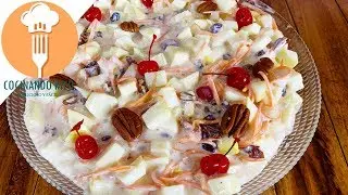 Ensalada de Manzana Navideña