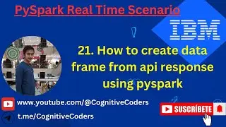 How to create data frame from api response using pyspark | PySpark for Real-Time scenarios