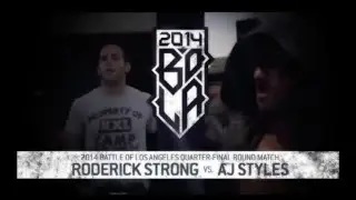 AJ Styles vs Roderick Strong PWG Battle Of Los Angeles 2014 Highlights