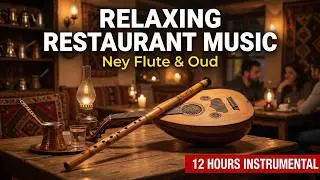Relaxing Turkish Restaurant Music | 12 Hours Ney Flute & Oud Background Music for Quiet Cafes