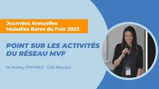 Point sur les activités du réseau MVF - JAMRF 2023