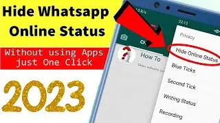 How to Hide Whatsapp Online Status without Using Apps👌 || How to Hide Online On Whatsapp In 2023🔥🔥