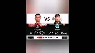 UR Christiano vs Mr. Beast subscribers battle #christianoronaldo #shorts #mrbeast #shortfeeds