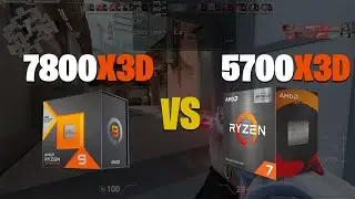 7800X3D VS 5700X3D - Valorant