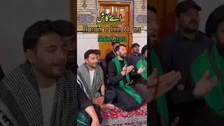 Aey Kash May bhe hota Maidan e Karbala may ||  Ali Safdar Noha @ Haram e Imam Ali a.s #alisafdar