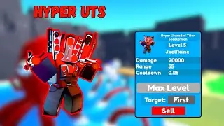 THE NEW HYPERCHARGED UTS IS OP! (Toilet Tower Defense)