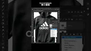 How to place a white logo on a black hoodie #hoodiemockup #photoshopmockup #photoshoptutorial