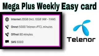 How to subscribe telenor weekly easy card | Mega plus weekly easy card 2021