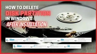 How to Delete Disk Partition on Windows 10 After Installation | Cyber Encoded
