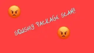 SQUSHIY PACKAGE I GOT SCAMMED(read description)