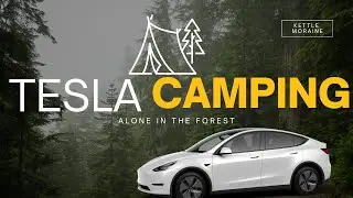 Camping in the Tesla Model Y - Charging on a TT-30