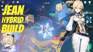 Jean Level 80 with Trash Artifact & Bad Luck Build! | Genshin Impact Showcase