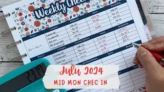 Mid Month Check-In | Etsy and Ko-Fi Shops are open!! Track Expenses with Me! #debtfreejourney