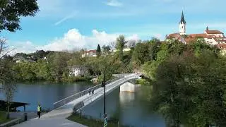 Julija's Footbridge in Novo mesto / Julijina brv v Novem mestu
