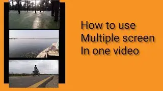 How to add multiple screen #ep2  || multiple video kaise edit kare inshot ma || #inshort #edit