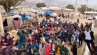 🤵👰‍♂️Nomadic wedding celebration❤️: taking the bride to the groom's house with Asghar and Halimeh