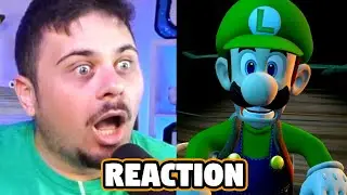 Luigi's Mansion Dark Moon + Princess Peach REACTION