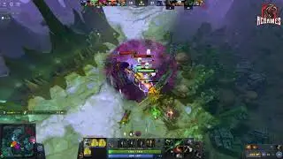 Phantom Lancer Dota 2 7.28B with a team of idiots 0 wards against mirana and riki