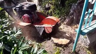 Удаление пней дроблением