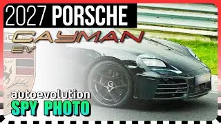 2027 Porsche Cayman EV // SPY PHOTOS