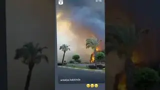 4 ayrı noktada yangının başlaması ne demektir ??asıl bir saldırırdır bu ??^^GeçmişOlsunManavgat^