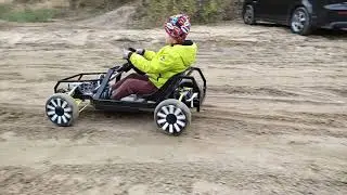 4wd, 2wd багги из гироскутера. Полный привод. Детский электромобиль своими руками. Buggу 4×4