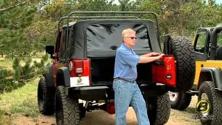 Bestop Oversized Tire Carrier  TJ and JK