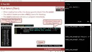 11.2 - File Input in C