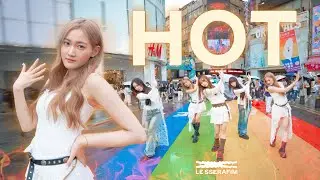 [KPOP IN PUBLIC | ONE TAKE] LE SSERAFIM (르세라핌) - HOT Dance Cover By AZURE From Taiwan