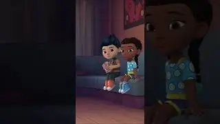 Super Special Movie Night! | Kiya & the Kimoja Heroes @disneyjr @KiyaKimojaHeroes#shorts #disney