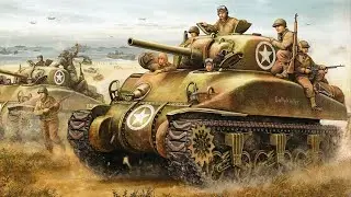 Американцы в Нормандии 1944г. Атакуем немцев под прикрытием Шерманов 🔴 Arma 3 20.12.2022 