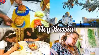 A DAY IN LIFE:SLOW WEEKEND IN MOSCOW RUSSIA🇷🇺, COOKING, CRAFTING,and chilling.